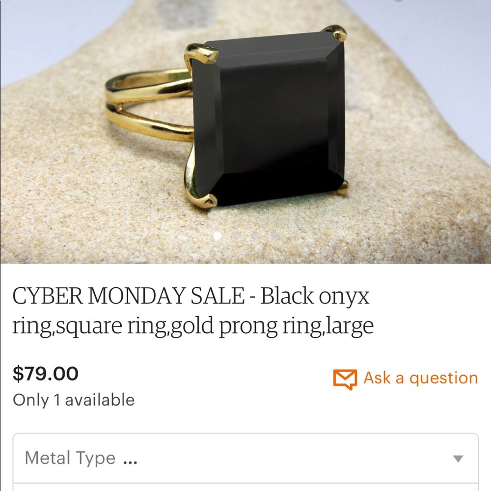 Black Onx Ring